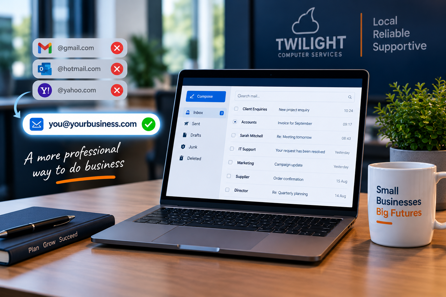 Professional business email hosting