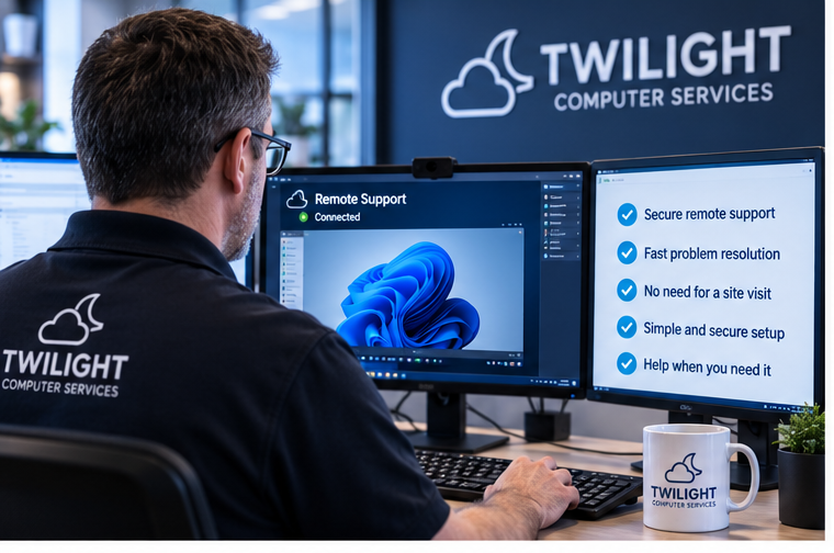 Twilight remote support
